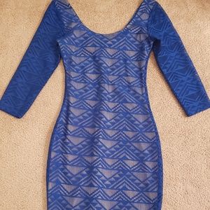 Small blue-beige dress